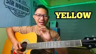 YELLOW | COLDPLAY | BASIC GUITAR TUTORIAL | BEGINNERS