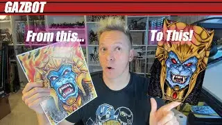 Same Goldar art 7 years later - Gazbot