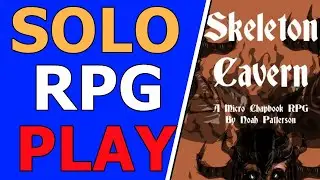 Skeleton Cavern Micro Solo RPG Playthrough - Dive into the Adventure!