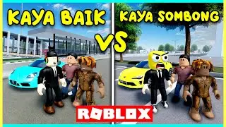 GOOD RICH PEOPLE VS ARGONOUS RICH PEOPLE (Roblox Car Driving Indonesia Roleplay)