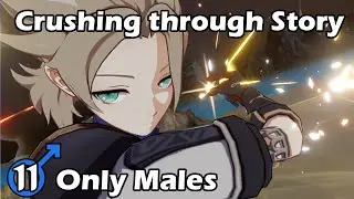 CRUSHING Liyue's STORY with our POWERFUL ONLY MALE TEAM!! | Only Males Genshin Impact
