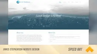 James Stephenson Website Design by NJ Design