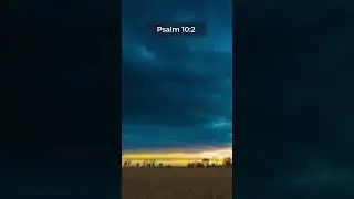 Psalm 10:2 (With Words - NRSV)
