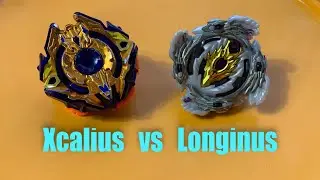 Beyblade Xcalius vs Bloody Longinus