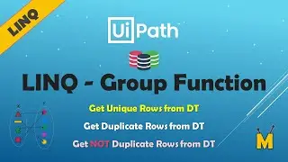 UiPath | LINQ Group Function | Get Unique Rows from DataTable | Duplicate Rows | Not Duplicate Rows