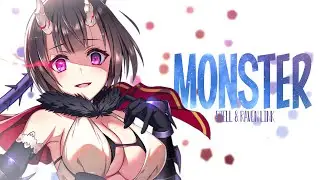 Nightcore - RIELL & Raven Link - Monster (Lyrics)