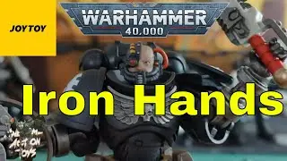 JoyToy Warhammer 40k Iron Hands Intercessors 1:18 scale action figures.