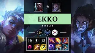 Ekko Jungle vs Sylas: Triple Kill, Godlike - KR Diamond Patch 14.19