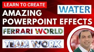 Amazing PowerPoint Text and Image Effect