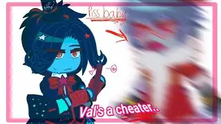 〖𖤐{ Val's a CHEATER?! ~ Hazbin hotel ~ Staticmoth? }𖤐〗