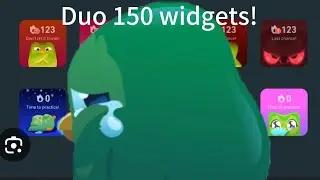 Duo widgets but they get worse… [150 widgets]