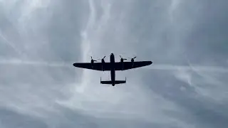 Avro Lancaster Low Fly-past! Battle of Britain Memorial Flight - Dutch Remembrance & Liberation Days