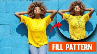 How to Putting Any Design on a Shirt using Photoshop | Add Patterns to Clothing in Photoshop