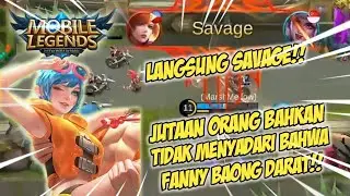 GAMEPLAY FANNY DARAT!! BAONG DIKASIH FANNY!!?? FANNY BERCANDA?? - MLBB Indonesia