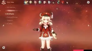 Just Klee being Klee | My Klee build and artifacts | How to build Klee - Genshin Impact