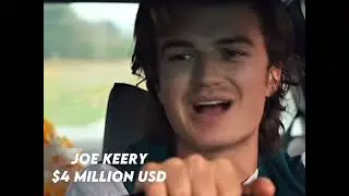 Stranger Things Cast Net Worth👀🤯💰#shorts #netflix #shows #strangerthings #networth