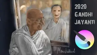 [Krita] Gandhi Jayanti Special | Speed Paint | EP 11