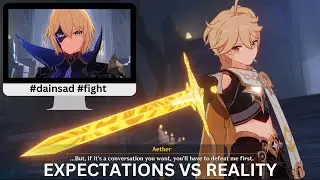 Aether Meeting Dainsleif (when you expected a fight scene but get this)