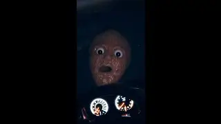 Giant eats couple in car 