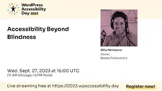 Accessibility Beyond Blindness