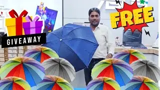 Give away Free umbrella The chennai computers #scroll #offer #gamingcomputer #newlaptop