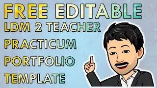 LDM2 PRACTICUM PORTFOLIO FOR TEACHERS | FREE EDITABLE TEMPLATE