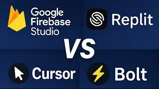 Cursor vs Replit vs Google Firebase Studio vs Bolt : Which is the best AI app development IDE ?