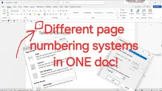 Implementing different Numbering Systems in one Word document