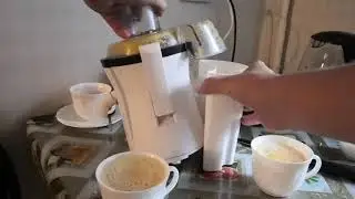 Сок из тыквы на соковыжималке