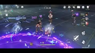 Genshin Impact - Xinyan base lv40 (talent skills level 1) rough damage test