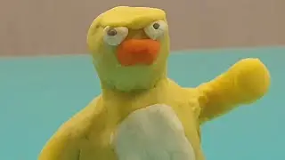 The cute duck gets angry / clay animation by claykilleryt