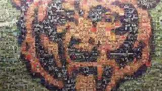 Da Bears mural @ Halas Hall