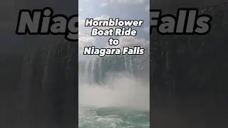 Hornblower Boat Ride To Niagara Falls
