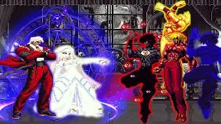 Blue Flame Final Rugal Vs Bosses Orochi Team | Mugen Fighters | KOF Mugen