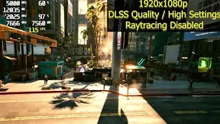 Cyberpunk 2077 1080p DLSS Benchmarking Raytracing on RTX2080Ti & i9 10850K