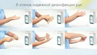Дезинфекция рук медицинского персонала средствами Durr Dental