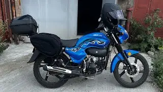 Установка боковых кофр на Sigma Sport #мото#мопед