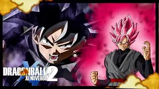 Dragon Ball XENOVERSE 2 DLC 3 - Super Saiyan Rose Goku Black Gameplay