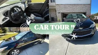 I BOUGHT MY FIRST CAR !! | 2016 Chevy Cruze | Car Tour!!