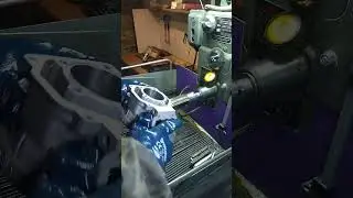 Aprilia 125   нанесение никасиля и хонинговка цилиндра размер 60мм.
