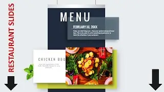 Create stunning slides for your Restaurants and Convert to a Video file | Chef Slides | Free Slides