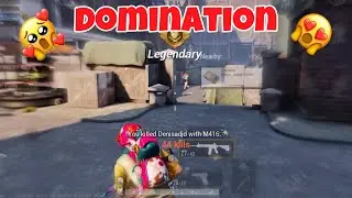 DOMINATION⚡| Iphone xs max Pubg mobile | 4 Finger + Full gyro! #76