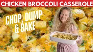 Chicken Broccoli Potato Casserole | A Chop, Dump and Bake Dinner