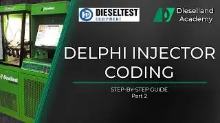Part 2. DIESELLAND ACADEMY | Delphi injector coding guide on the TriumF test bench