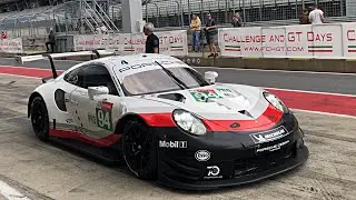 Porsche 911 RSR start up & pure sound at Red Bull Ring