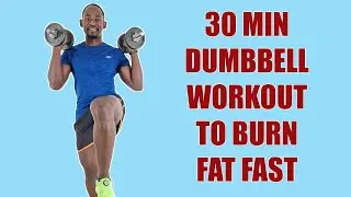 BURN FAT FAST with This 30-MInute Dumbbell Workout at Home (5kg Dumbbells)