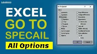 Go To Special All option step by step in excel ||Hindi||