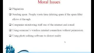 Cs625 professional practices  Week 16 Moral, Social And Ethical issues Assosiated with Internet