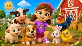 🎵 🇹🇷 Çiftlik Arkadaşlarım | Neşeli Türkçe Çocuk Şarkısı | Hayvan Sesleriyle Eğlenceli Şarkı 🐔🐶🐰