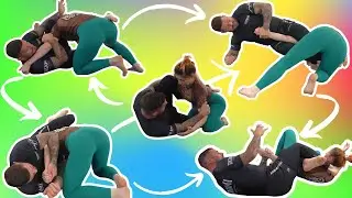 Choi Bar Attack System from Half Butterfly Guard | Armbar | Triangle Choke | Wrestle Up